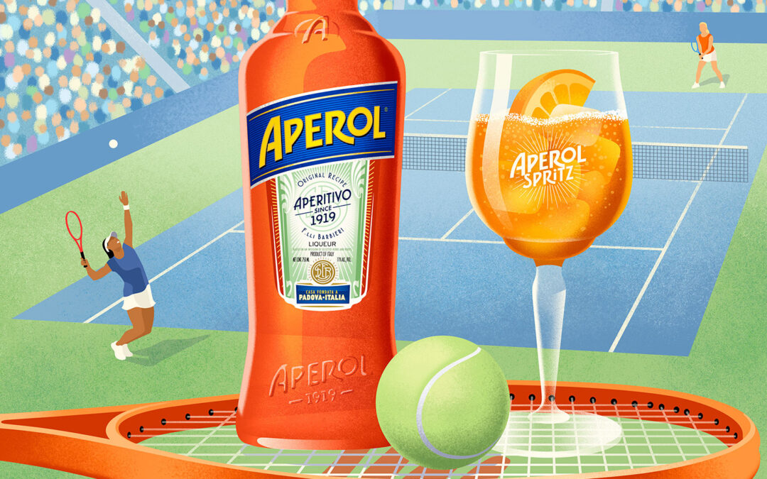 Aperol Poster for US Open